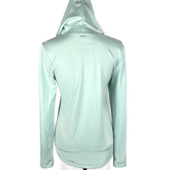 Jockey Flash Insulator Pullover Hoodie Mint Green Lightweight Womens Size Small - Picture 5 of 11